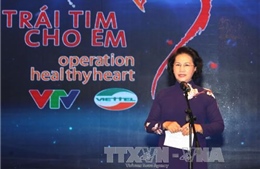 Chủ tịch Quốc hội Nguyễn Thị Kim Ngân nhắn tin ủng hộ trẻ em mắc bệnh tim